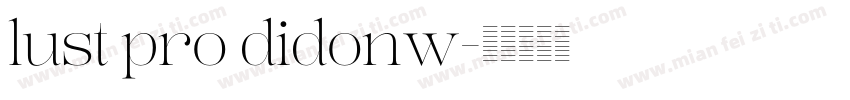 lust pro didonw字体转换